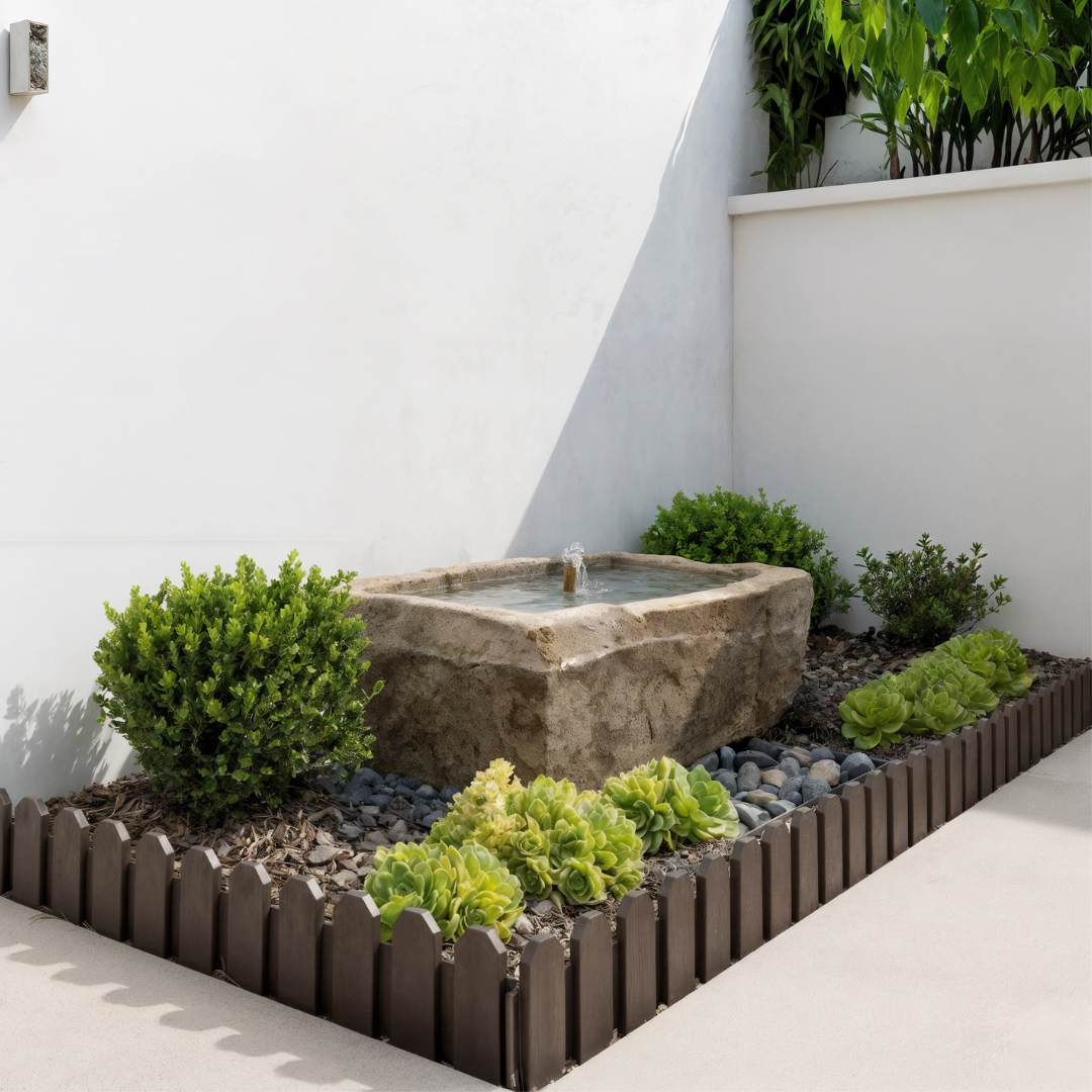 Bordura De Jardin Sierra Border 0.20x0.80 M Marron Nortene_1