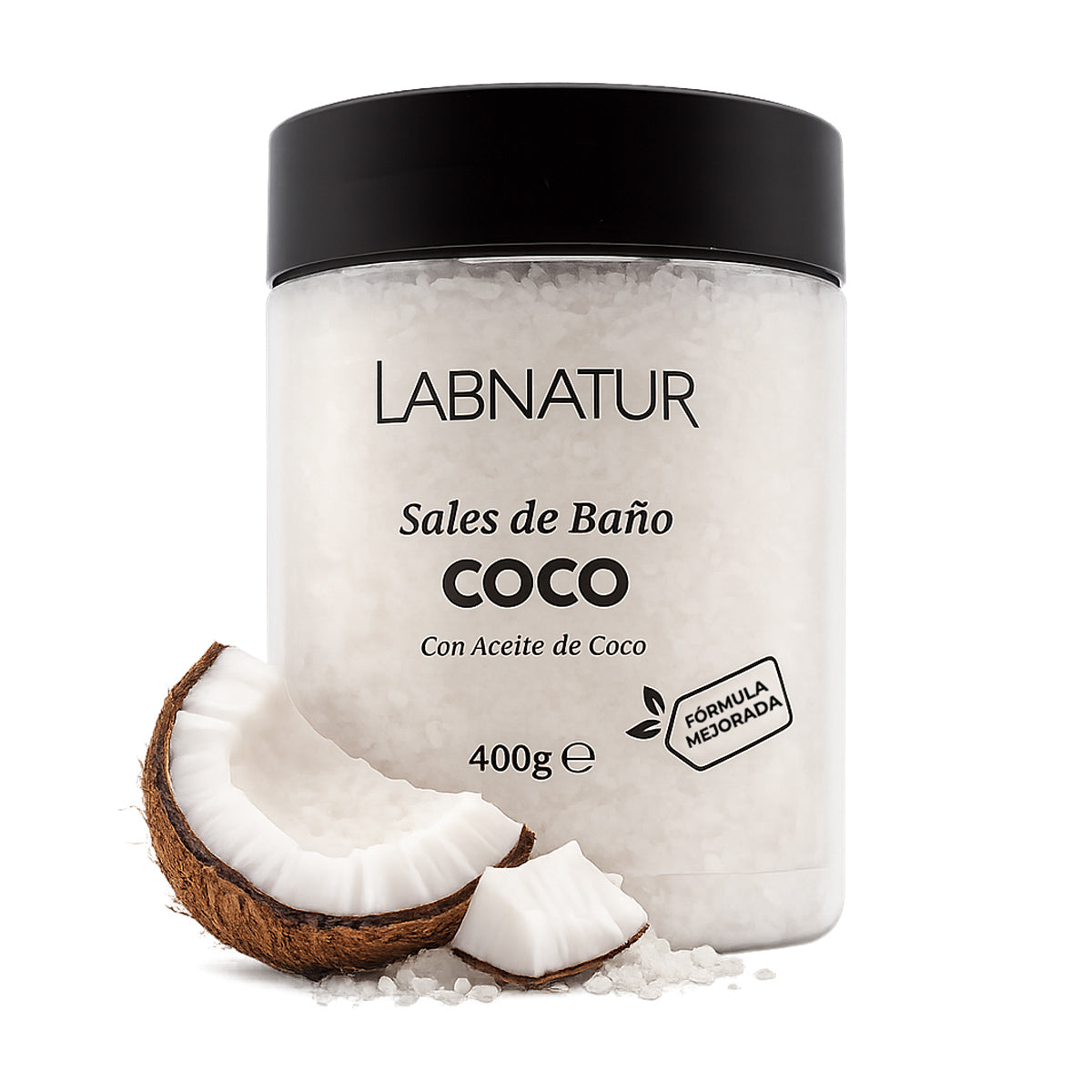 Sales de Baño de Coco Labnatur 400 g | Nutren, Hidratan y Suavizan | Aroma Dulce y Tropical | Veganas_1