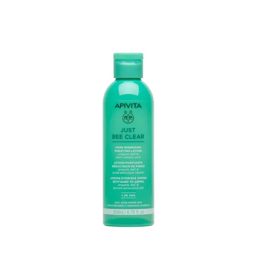 Loção Purificante e Minimizadora de Poros Just Bee Clear, Apivita, 200 ml