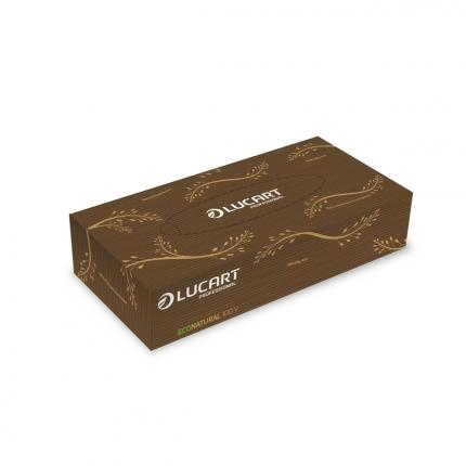 Lenços Faciais Lucart Eco Natural 100 Unidades