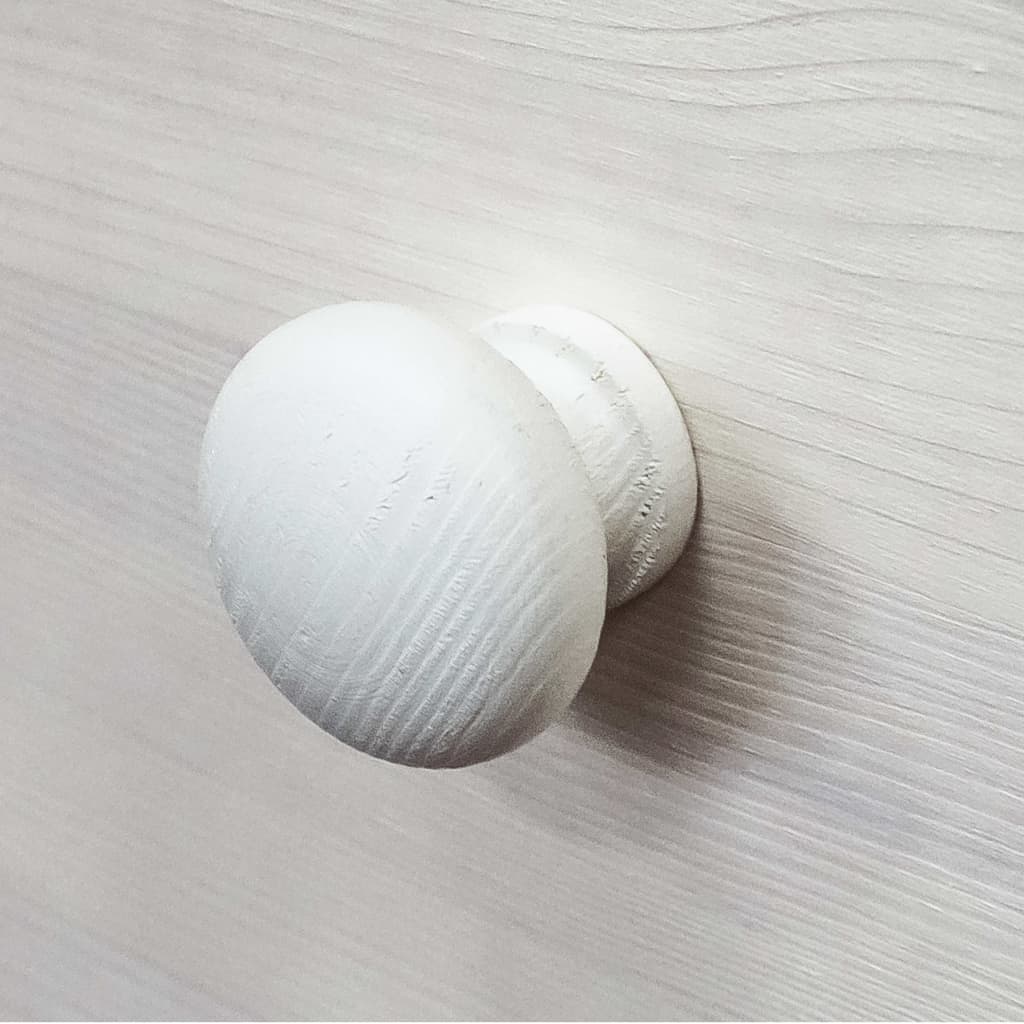 Mesita De Noche De Madera Maciza De Pino 43x34x40 Cm_2