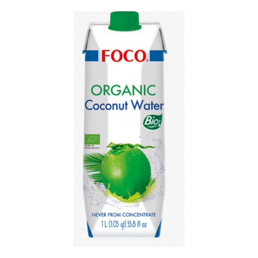 Água de coco pura, 100% Natural Focus 1L.
