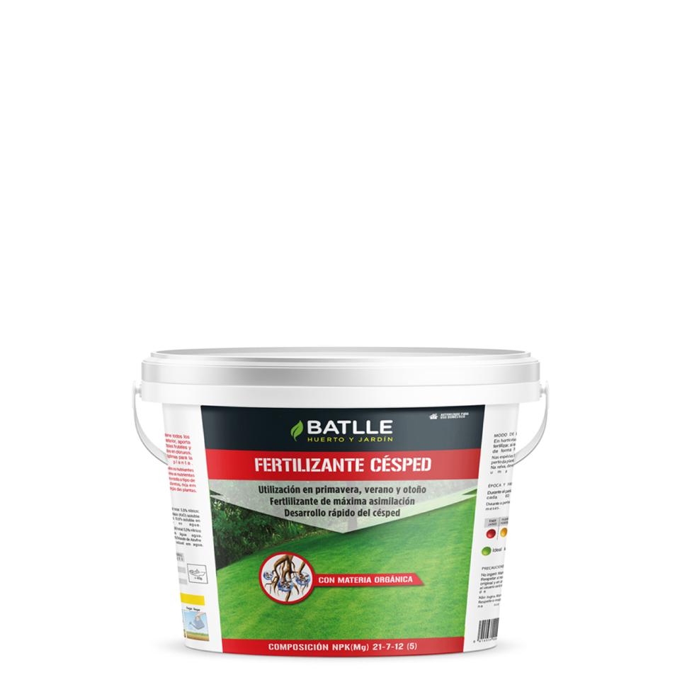 Fertilizante granulado para relvado Batlle 5 kg