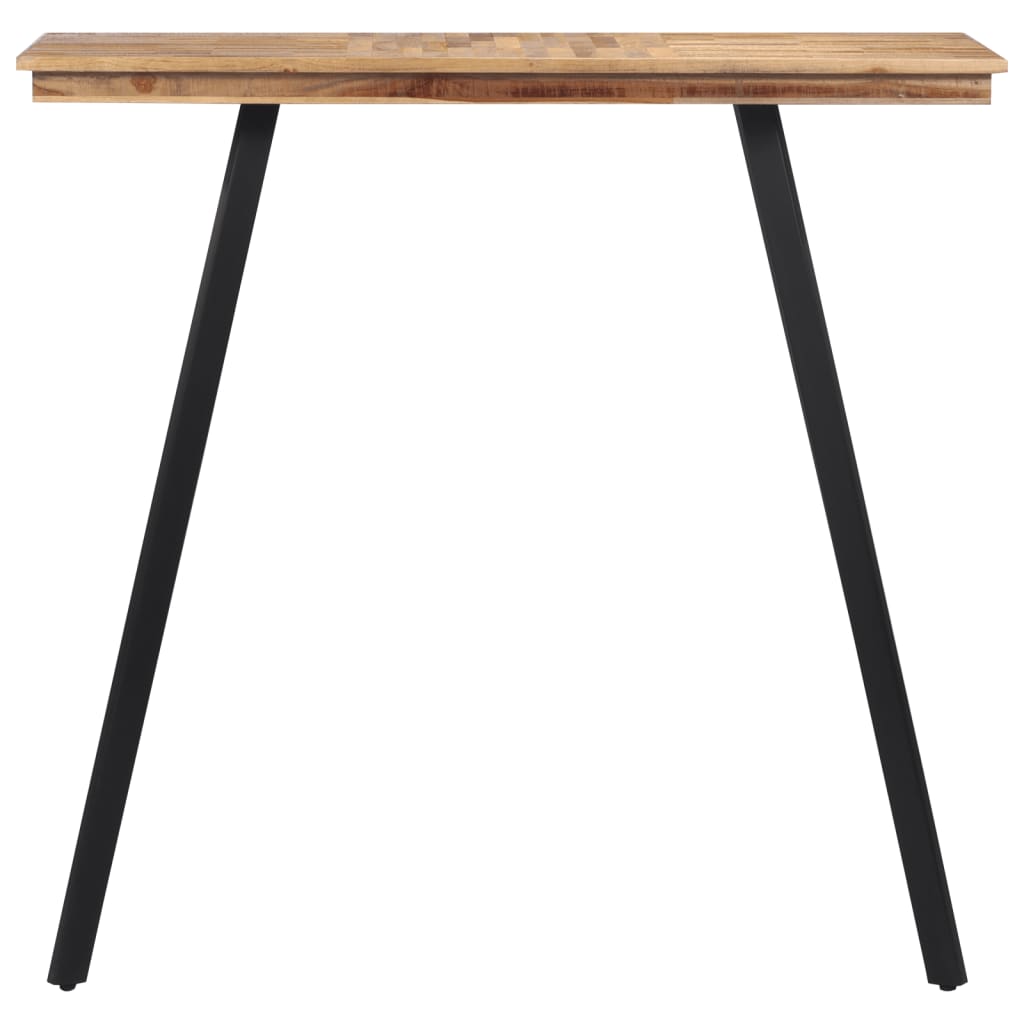 Mesa Alta De Bar Madera Maciza De Teca 110x55x105 Cm_0