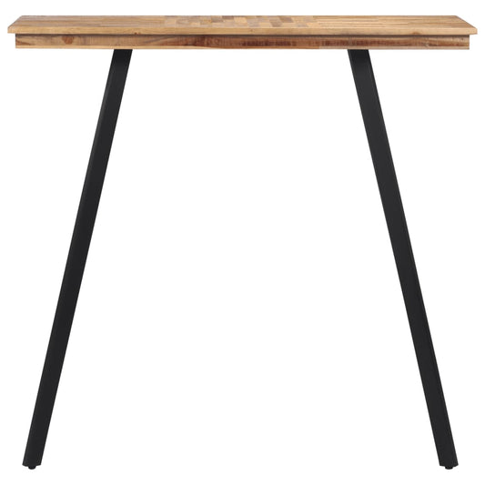 Mesa Alta De Bar Madera Maciza De Teca 110x55x105 Cm_0