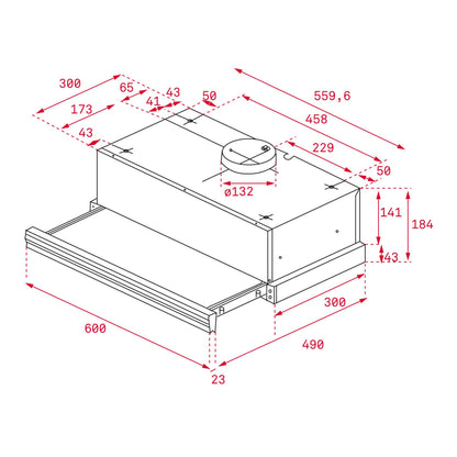 Exaustor Teka CNL 6415 60cm
