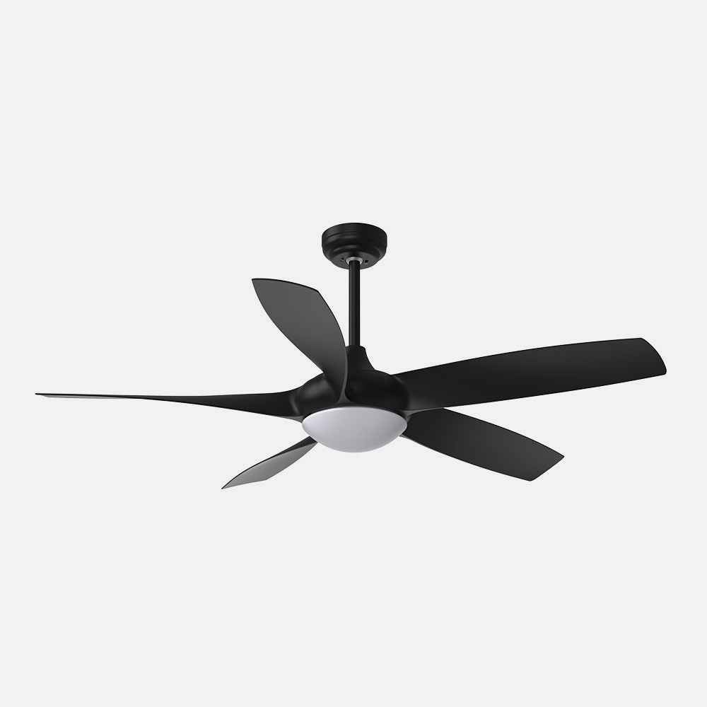 Ventilador Dc 24w Galleo Negro 5 Aspas 137d 2400lm 6 Velocidades 3000-4000-6500k C/remoto,memoria Y Temporizador_2