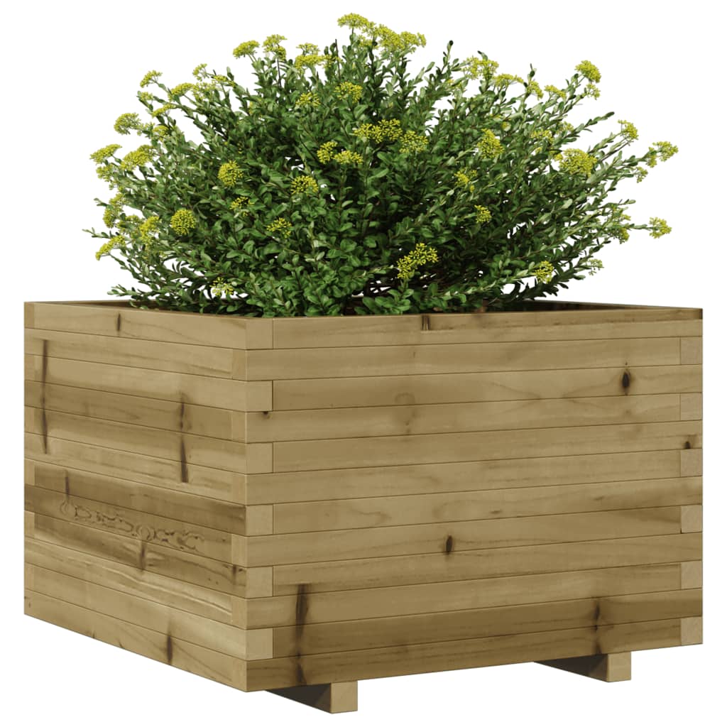 Jardinera Madera De Pino Impregnada 70x70x49,5 Cm_3