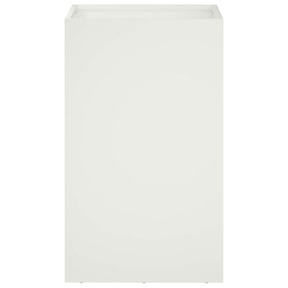 Macetero De Jardín 2 Uds. Blanco 30 X 30 X 40 Cm_3