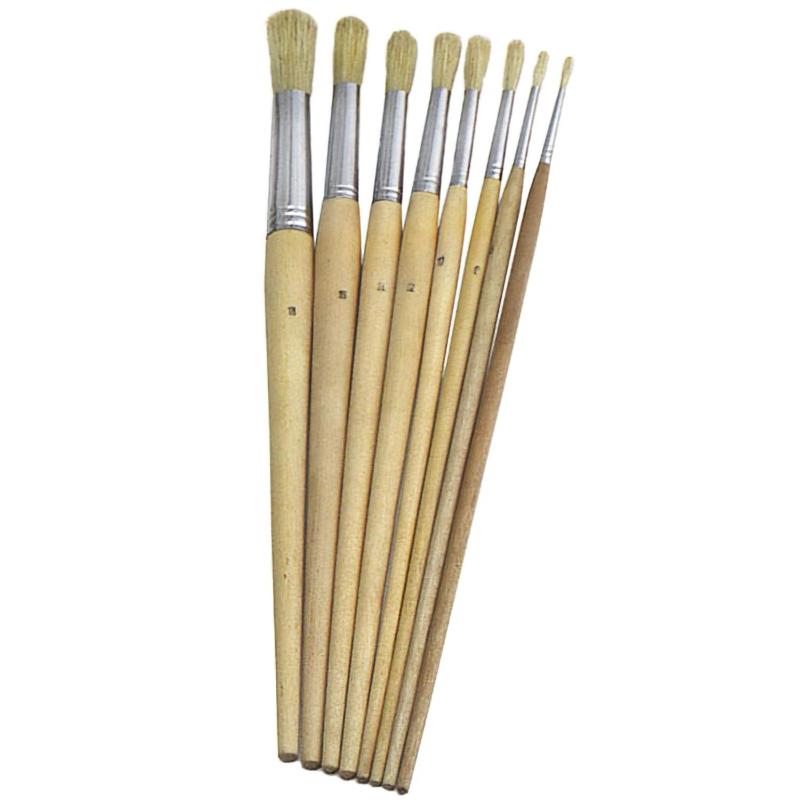 Pincel Brico Redondo Cerda Blanca Nº  1_0