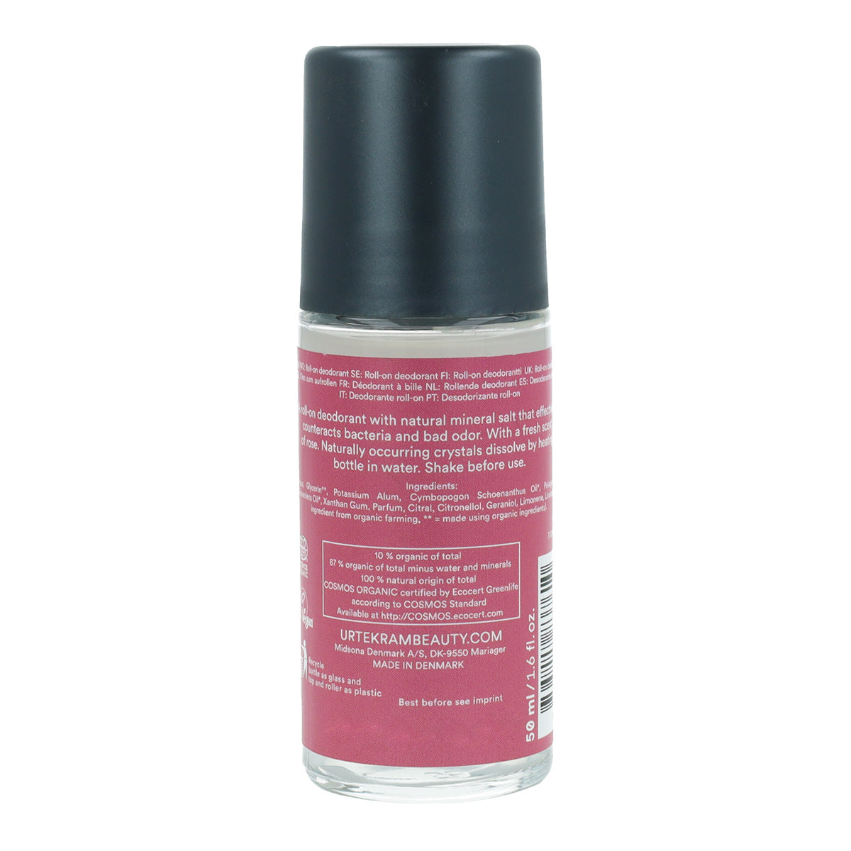 Urtekram Desodorizante Roll-On Rosas 50 ml
