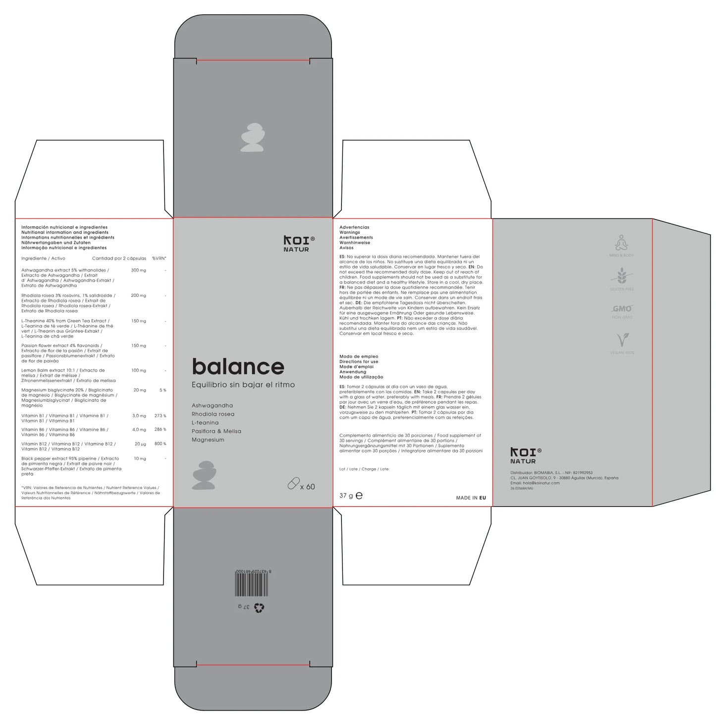 Koi Natur Balance – Fórmula Adaptógena Para El Estrés_5