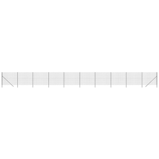 Cerca De Alambre De Acero Galvanizado Gris Antracita 2,2x25 M / Vetonek_0