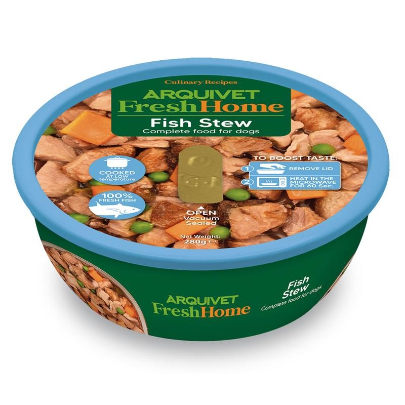 Arquivet Fresh Home Fish Stew Alimento húmedo de pescado para perros 280 g