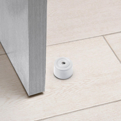 Tope Puerta Con Taco Nylon Blanco Blister 2 Piezas_2
