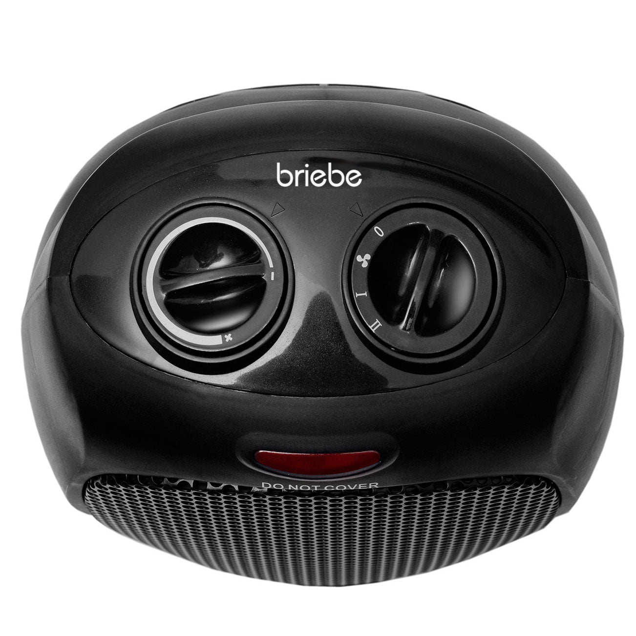 Calefactor Cerámico Portátil Ptc, Termostato Regulable, 2 Niveles Potencia, Función Ventilador, Briebe, Ht1128, Negro_2