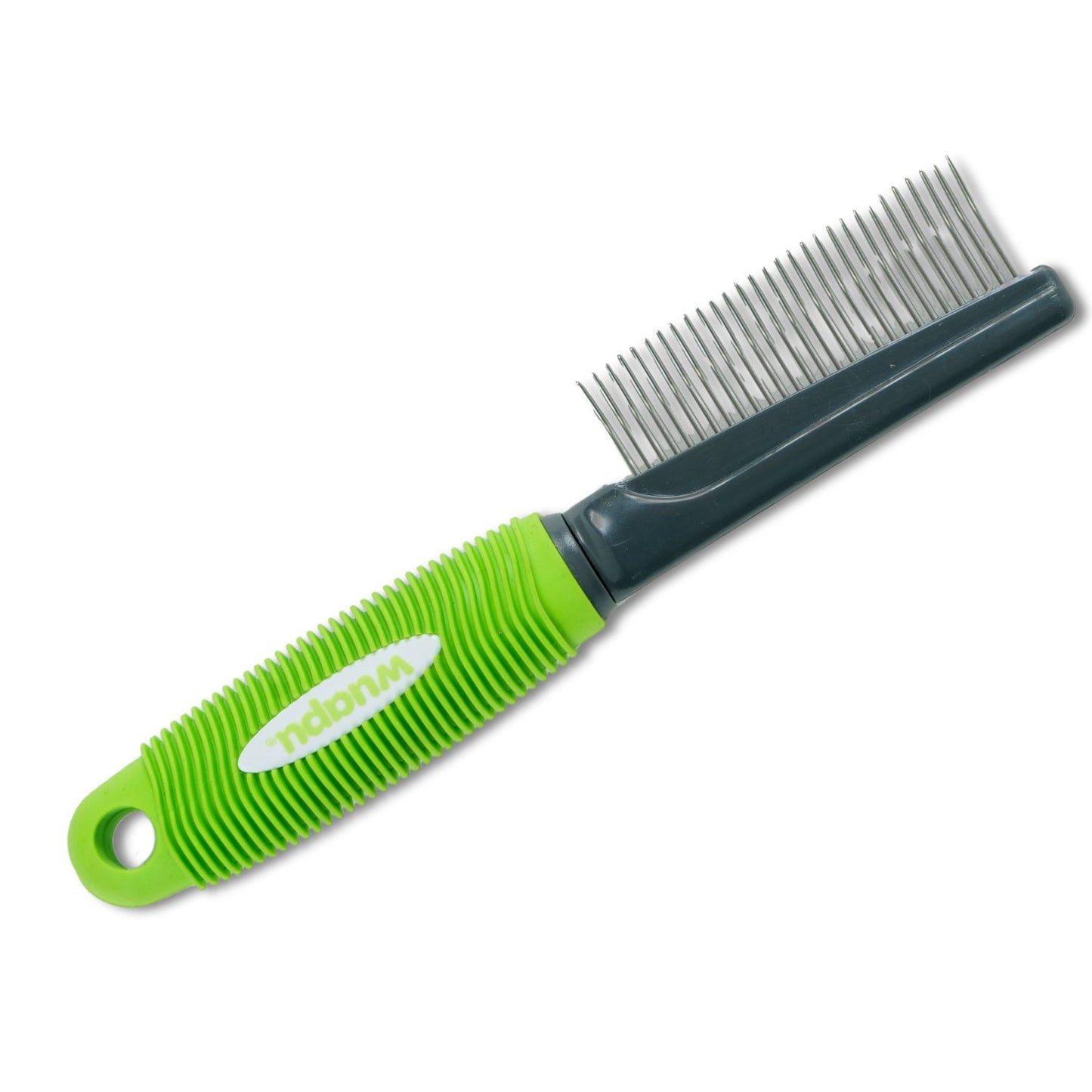 Peine Medio Wuapu, Peine Ergonómico Medio Para Perros, Ideal Para Pelajes Largos, Ásperos Y Rizados_1