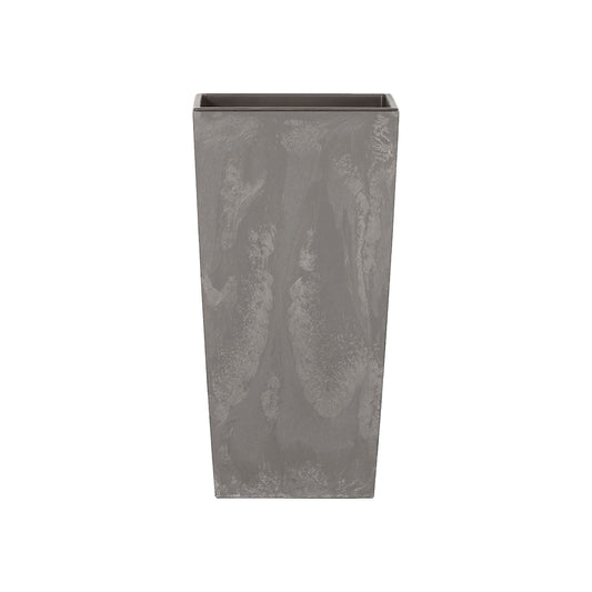 Maceta Urbi Square Beton Effect 2l., Dimensiones (mm) 126x126x200, Color Marengo