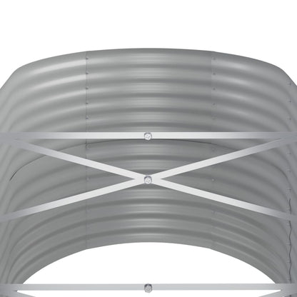 Jardinera Arriate Acero Galvanizado Marrón 368x80x68 Cm_4