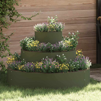 Maceta Para Jardín Verde Oliva 90 X 90 X 20 Cm_1