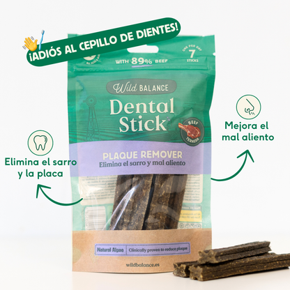 Bastão dentário sem placa Wild Balance 7 unidades