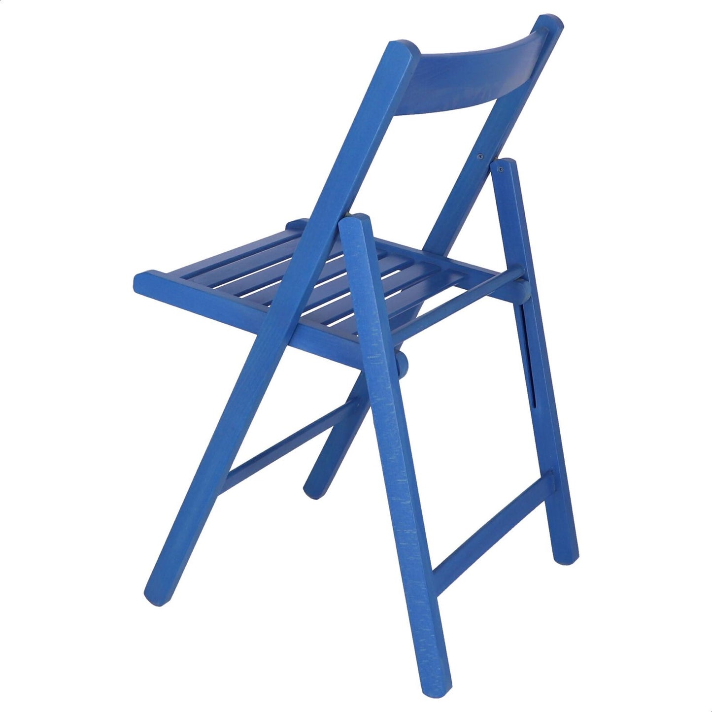 Well Home Mobiliario & Decoración - Pack 4 Sillas Bas En Madera De Haya, Acabado Azul_3
