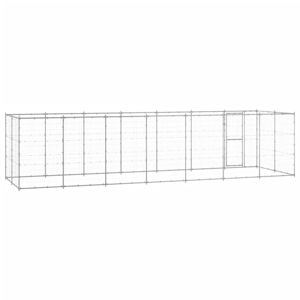 Perrera De Exterior De Acero Galvanizado 16,94 M²_3