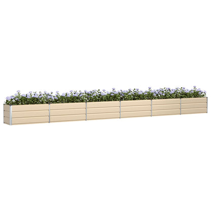 Jardinera Marfil 580 X 50 X 45 Cm Acero Galvanizado_2