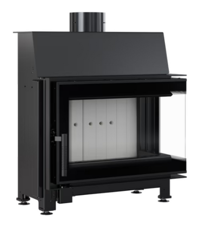 Bricosol Chimenea De Leña De Acero Kratki Simple Derecha 6 Kw Ø 150_2