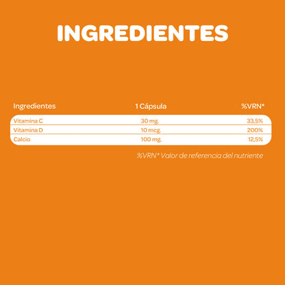 Vitamina C+d+calcio Formato Gominolas_3