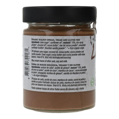 Creme vegan biológico de chocolate e nozes La Vida Vegan 270g