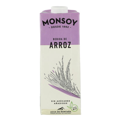 Embalagem de 6 bebidas de arroz biológico Monsoy 1L