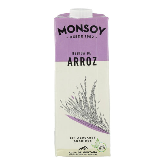 Bebida Vegetal de Arroz Biológico Monsoy 1 L