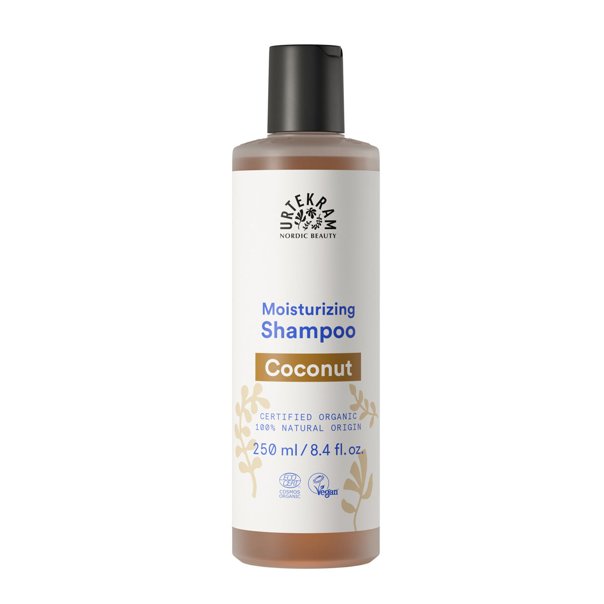 Urtekram Champô de coco para cabelos normais, 250 ml 