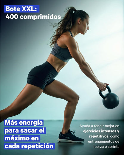 Creatina Monohidratada Rendimiento Deportivo Y Mental Nutribrain 400 Comprimidos_3