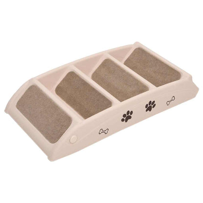 Escalera Plegable Para Perros Crema 62x40x49,5 Cm_5