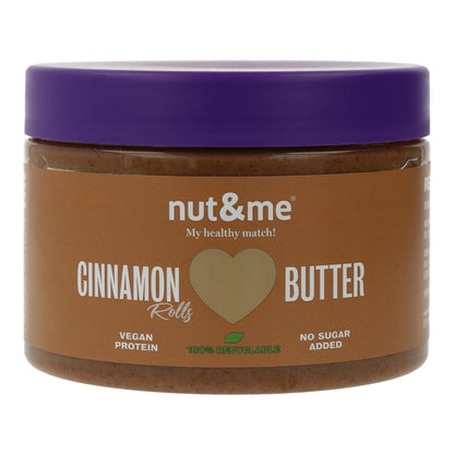 Rolo de Canela com Creme de Nozes Pecã, Nozes e Amêndoas Nut&amp;Me 250 gr_