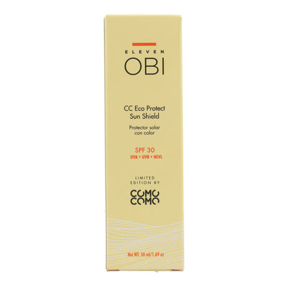Crema antiedad con color SPF 30 CC Eco Protect Sun Shield Eleven Obi 50 ml