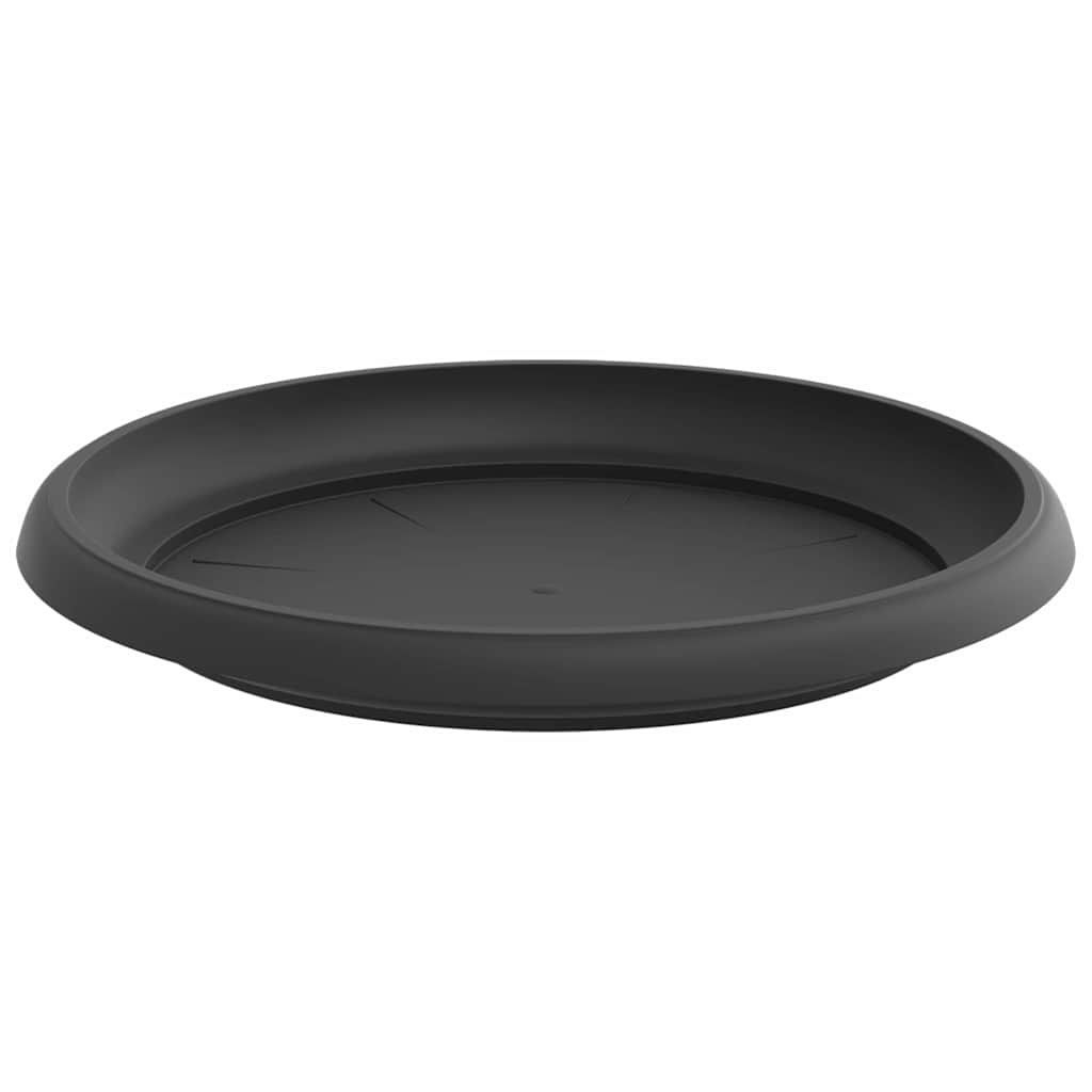 Bandeja Redonda Para Flores 24 Uds. Negro Ø 21,5 X 2,5 Cm_4