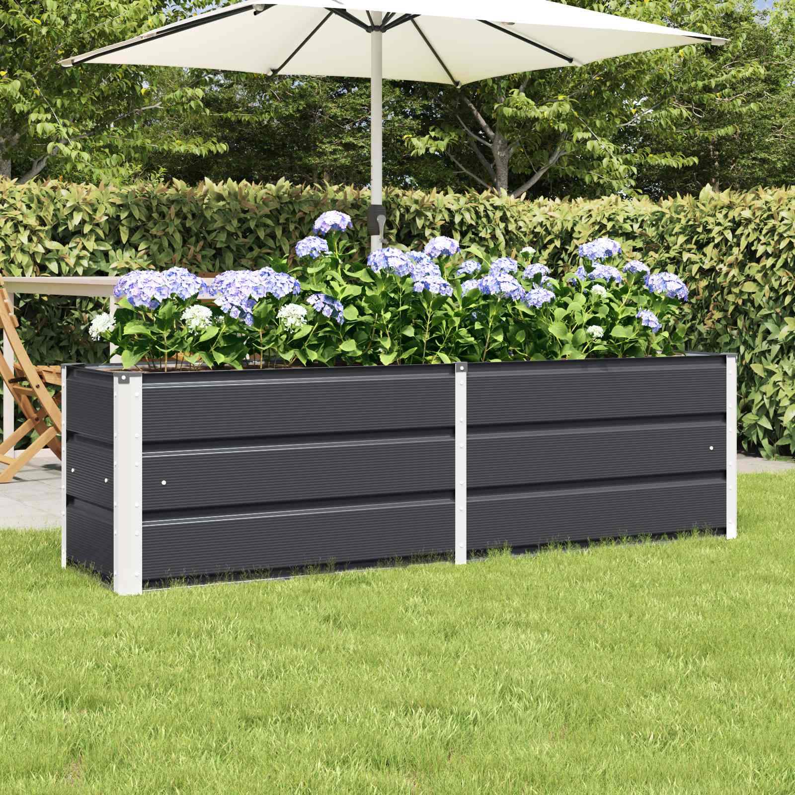 Jardinera Antracita 160 X 40 X 45 Cm Acero_1