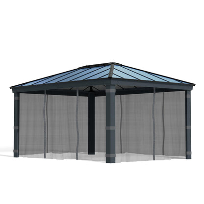 Conjunto mosquiteiro para gazebo Dallas 360x843 cm 
