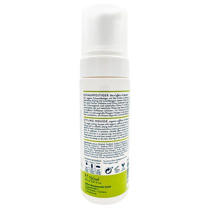 Mousse de Modelação Orgânica Ayluna com Cafeína e Bambu, 150 ml