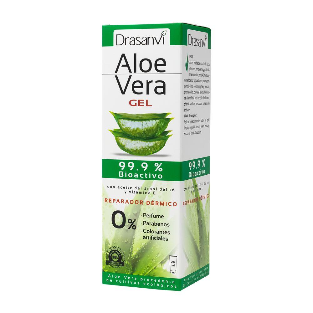 Gel de Aloé Vera Biológico para Rosto e Corpo, Drasanvi 400 ml