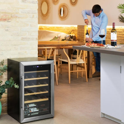 Cecotec Vinoteca Bolero Grandsommelier 2450 Inox Compressor_3