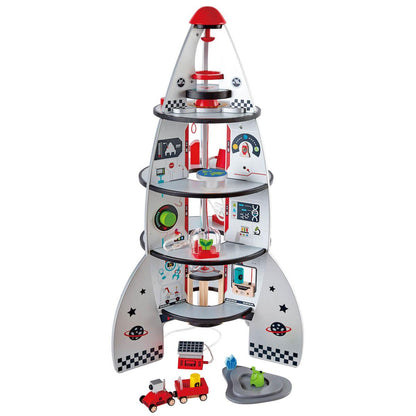 Juego Construction Four-stage Rocket Ship Hape_5