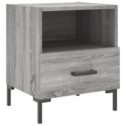 Mesitas Noche 2 Uds Madera Ingeniería Gris Sonoma 40x35x47,5 Cm_4