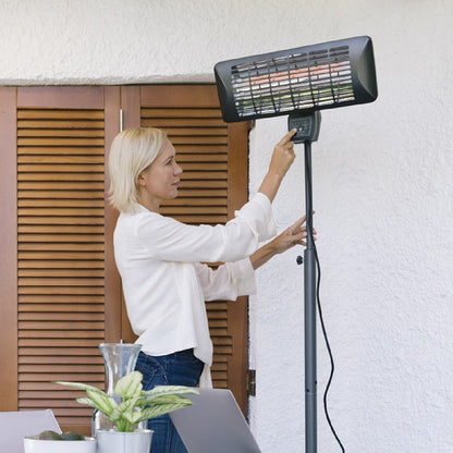 Cecotec Calefactor De Exterior Calefactor Halógeno Ext. De Pie Con Mando Ready Warm 8200 Power Quartz Smart_1