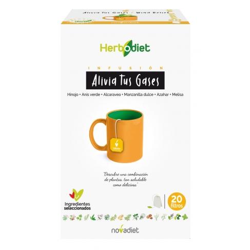 Herbodiet Alivia os seus gases Novadiet, 20 saquetas