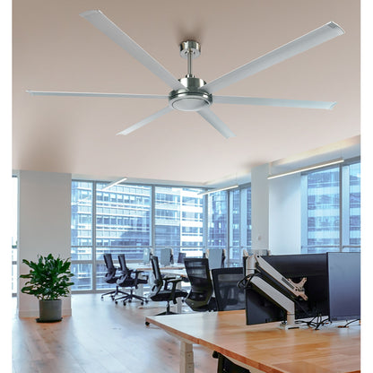 Ventilador Dc Sanson Niquel/plat Sin Luz 6asp 214d C/remoto Y Temporizador_1