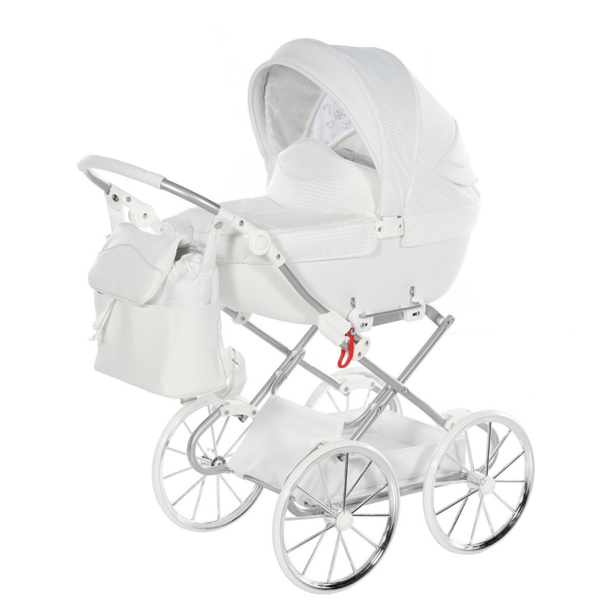 Carro De Muñecas Dolce Classic_white-silver_0